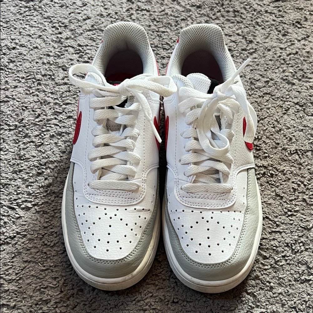 Nike White and Red Athletic Shoes - Picture 5 of 5